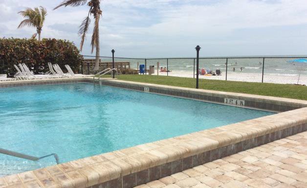 Pool Area with new Fence 2016.