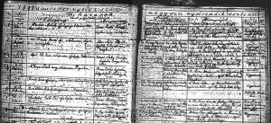 Preview of 1848 Marriage Register.